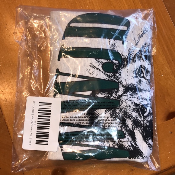 HWLF VINTAGE LION ASH TEE - BRAND NEW - Picture 3 of 3